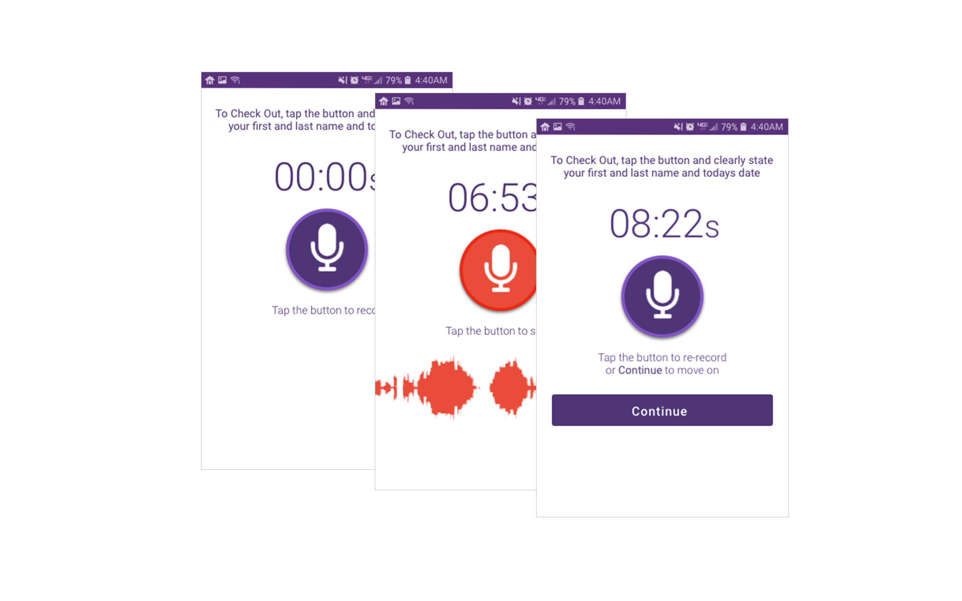 EVV voice capture