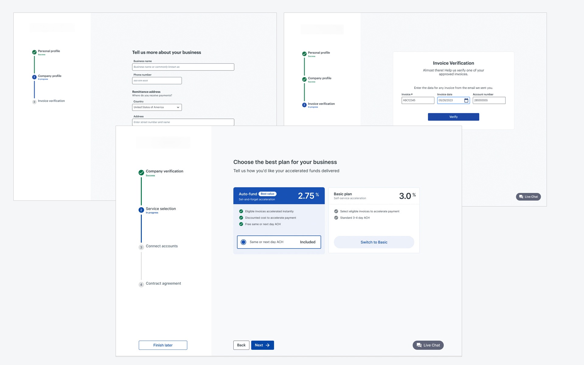 Invoice lifecycle mapping