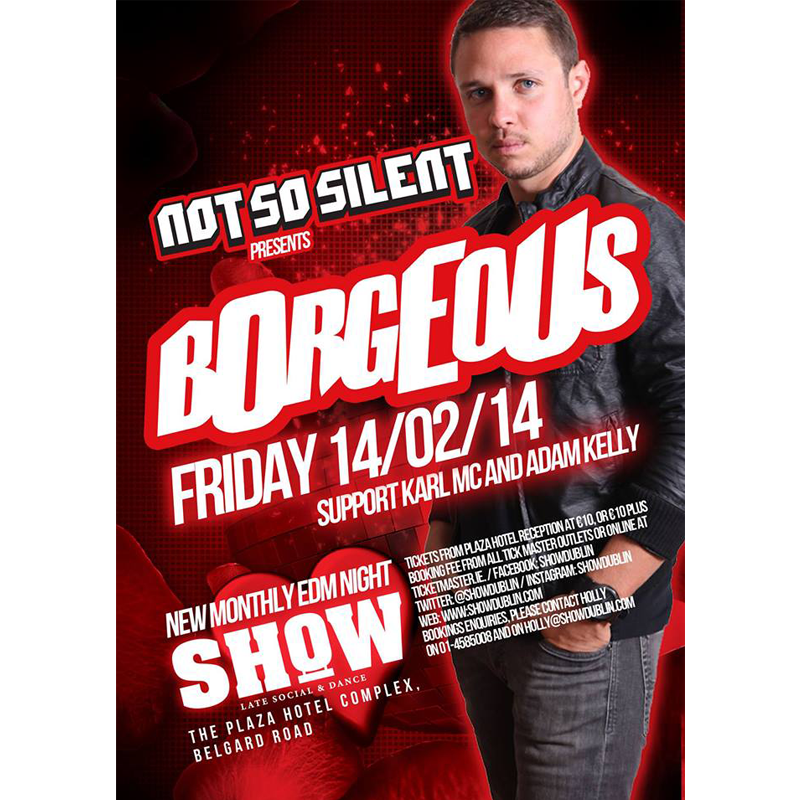 DJ Borgeous advert
